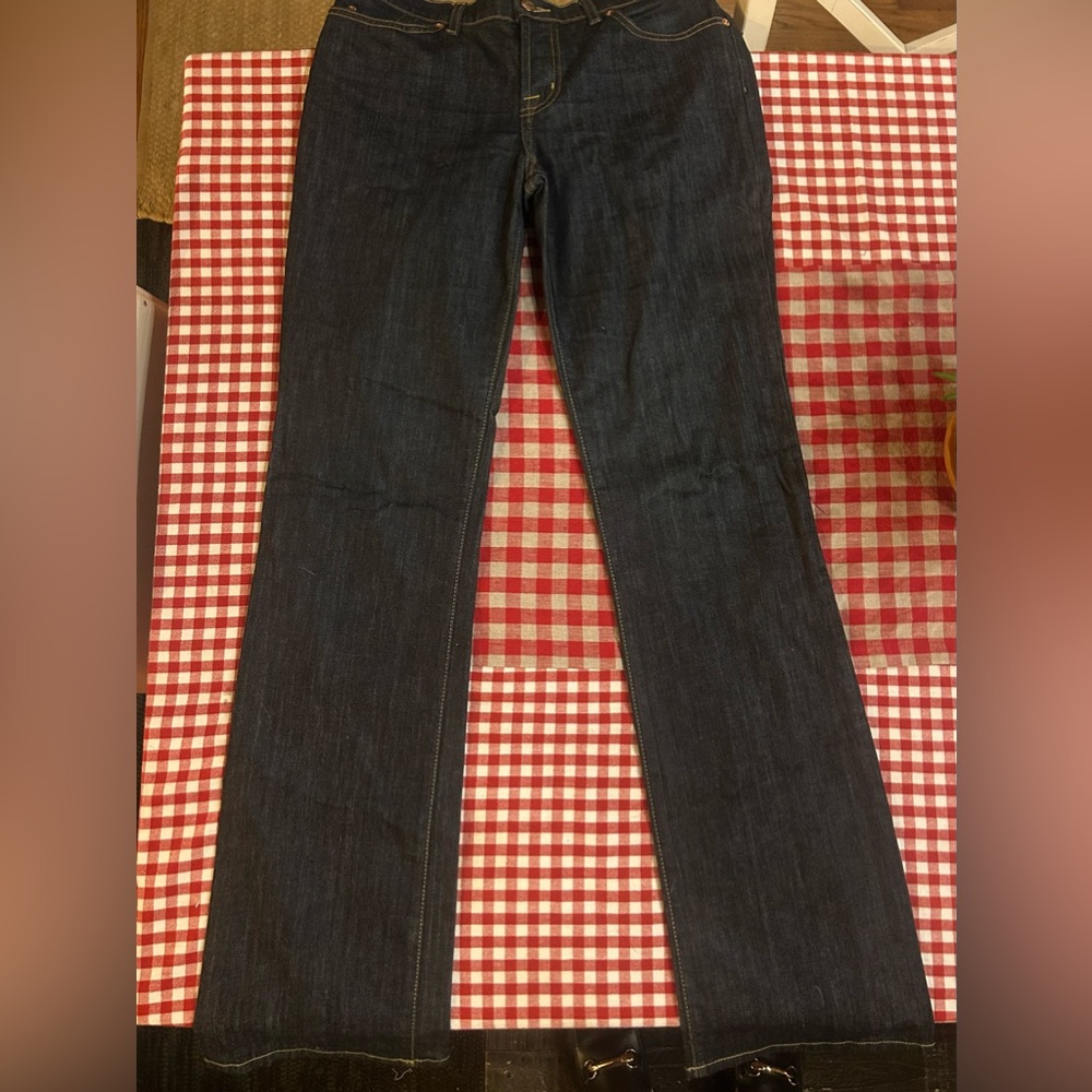 David Kahn Dark Denim Boot Cut Jean Size 8